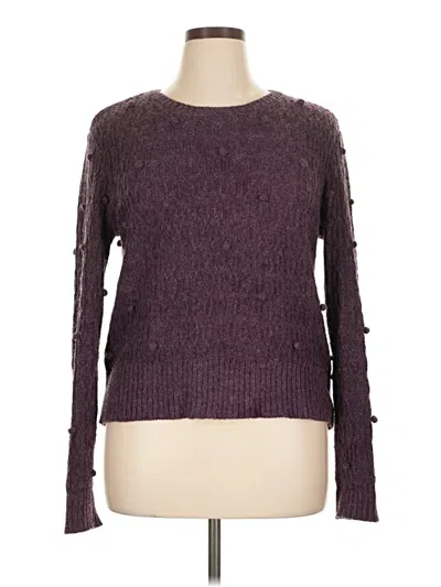 Pre-owned Brooklyn Industries Pullover Sweater In Purple