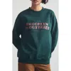 Brooklyn Industries Relaxed Graphic Sweatshirt In Green