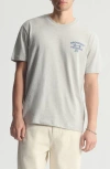 Brooklyn Industries Relaxed Vintage Graphic T-shirt In Gray