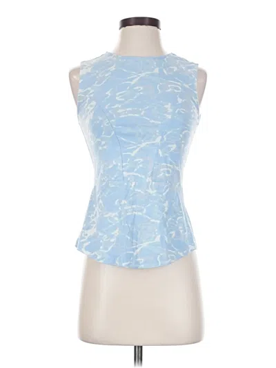 Pre-owned Brooklyn Industries Sleeveless Blouse In Blue