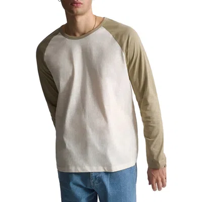 Brooklyn Industries Slub Cotton Long Sleeve T-shirt In Multi