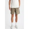 Brooklyn Industries Stretch Cotton Ripstop Shorts In Green