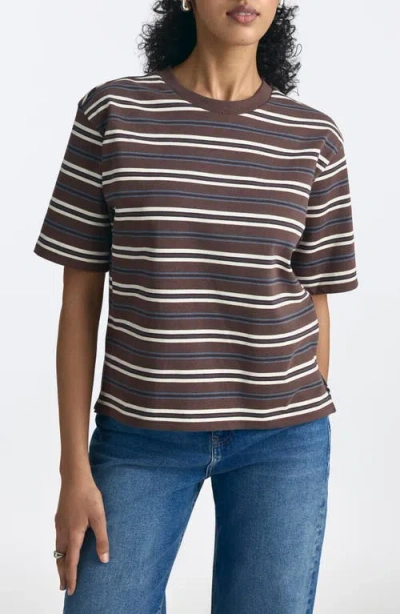 Brooklyn Industries Stripe Cotton Jersey T-shirt In Multi