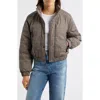 Brooklyn Industries Tartan Crop Jacket In Multi