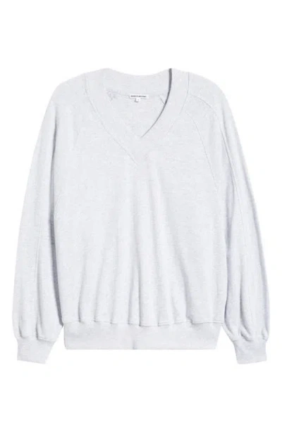 Brooklyn Industries V-neck Sweatshirt In White