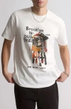 Brooklyn Industries Water Tower Graphic T-shirt In White