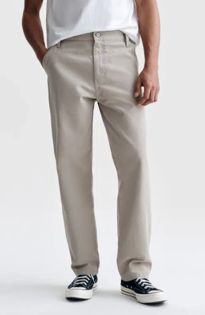 Brooklyn Industries Williamsburg Relaxed Straight Leg Canvas Carpenter Pants In Gray