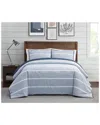Brooklyn Loom 3pc Duvet Cover Set In Blue