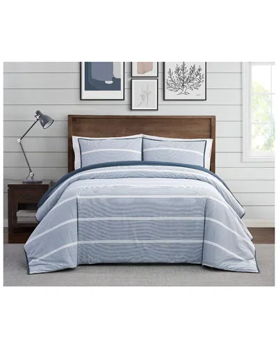 Brooklyn Loom 3pc Duvet Cover Set In Blue
