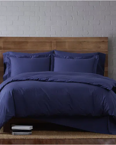 Brooklyn Loom 3pc Duvet Set In Navy