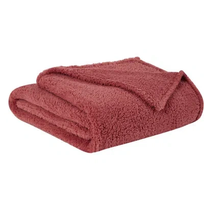 Brooklyn Loom Blanket In Dusty Rose