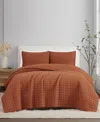 Brooklyn Loom Brookyln Loom Flax Linen 3-pc. Quilt Set, Full/queen