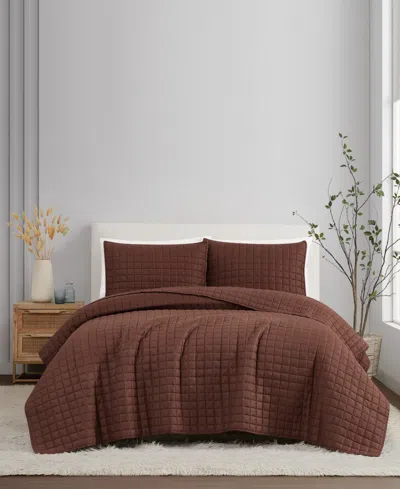 Brooklyn Loom Brookyln Loom Flax Linen 3-pc. Quilt Set, Full/queen