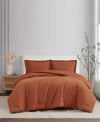 Brooklyn Loom Brookyln Loom Flax Linen Comforter Sets In Brown