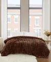 Brooklyn Loom Bubble Bed Blanket, Twin/twin Xl In Brown