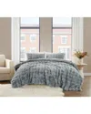 Brooklyn Loom Bubble Comforter Set In Gray