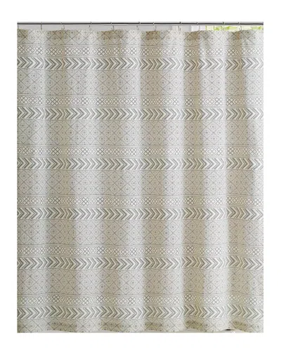Brooklyn Loom Chase Shower Curtain In Black