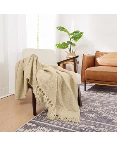 Brooklyn Loom Chunky Boucle Textured Throw Blanket