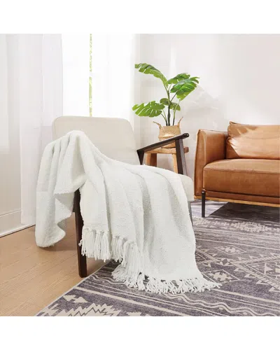 Brooklyn Loom Chunky Boucle Textured Throw Blanket