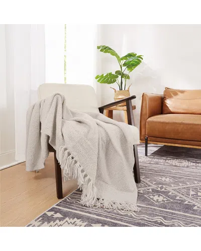 Brooklyn Loom Chunky Boucle Textured Throw Blanket