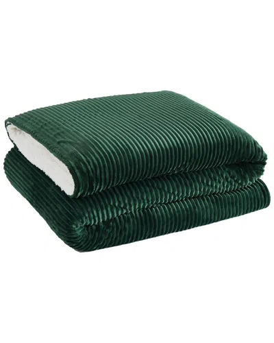 Brooklyn Loom Corduroy Throw In Green