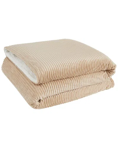 Brooklyn Loom Corduroy Throw In Neutral