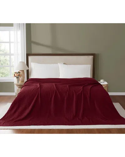 Brooklyn Loom Cotton Waffle Family Blanket In Multi