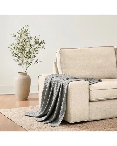 Brooklyn Loom Cotton Waffle Throw In Multi