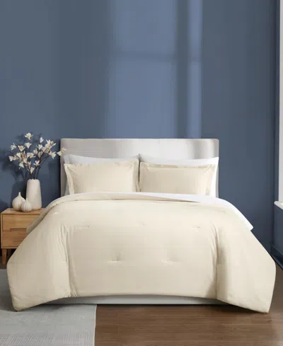 Brooklyn Loom Essential Cotton 2-piece Comforter Set, Twin/twin Xl In Neutral