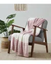 Brooklyn Loom Feathered Ombre Pink Throw In Pink