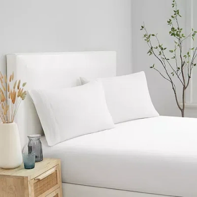 Brooklyn Loom Flax Linen Pillowcase In White