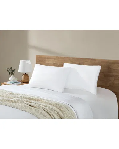 Brooklyn Loom Hotel Gusset 2-pack Bed Pillows In Multi