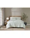 Brooklyn Loom Levi Stripe Comforter Set In Green