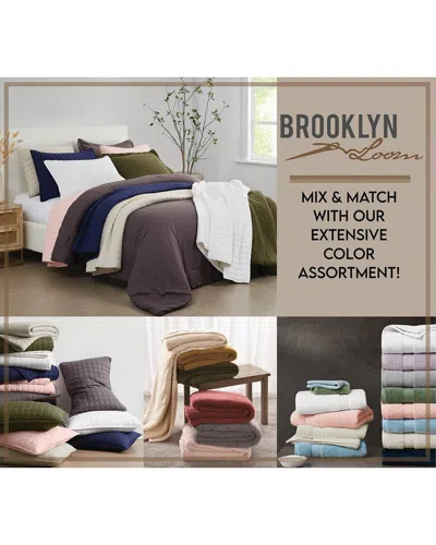 Brooklyn Loom Marshmallow Sherpa Blanket In Multi