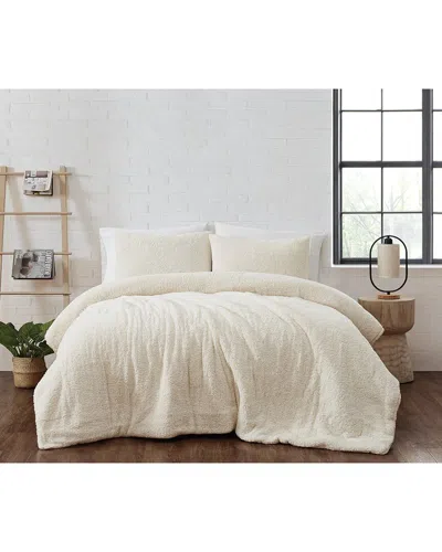 BROOKLYN LOOM BROOKLYN LOOM MARSHMALLOW SHERPA COMFORTER SET