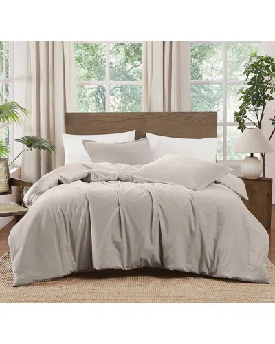 Brooklyn Loom Matte Cotton Velvet Comforter Set