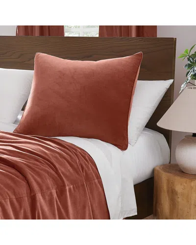 Brooklyn Loom Matte Cotton Velvet Euro Sham In Multi