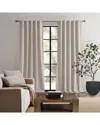 Brooklyn Loom Matte Cotton Velvet Window Curtain In Neutral