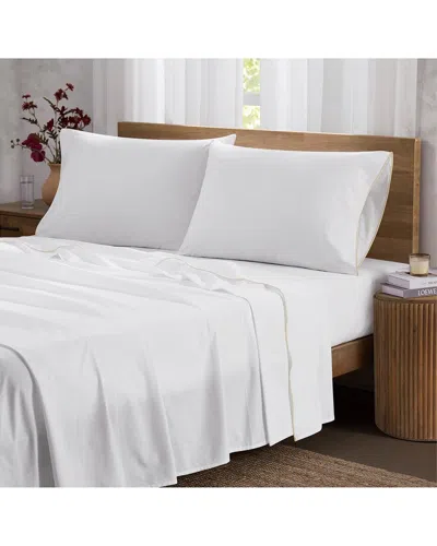 Brooklyn Loom Merrowed Edge Sheet Set In White