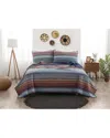 Brooklyn Loom Met Stripe Yarn Dye Quilt Set In Multi