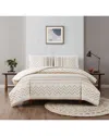 Brooklyn Loom Mia Tufted Texture Comforter Set In Multi
