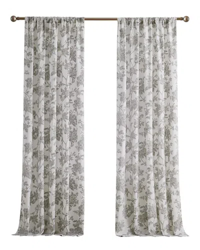 BROOKLYN LOOM BROOKLYN LOOM MILA FLORAL WINDOW CURTAIN