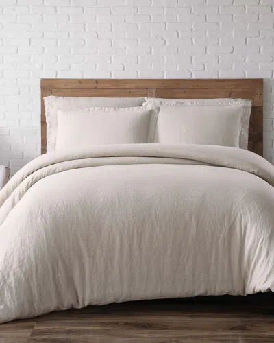 Brooklyn Loom Natural Duvet Set In White