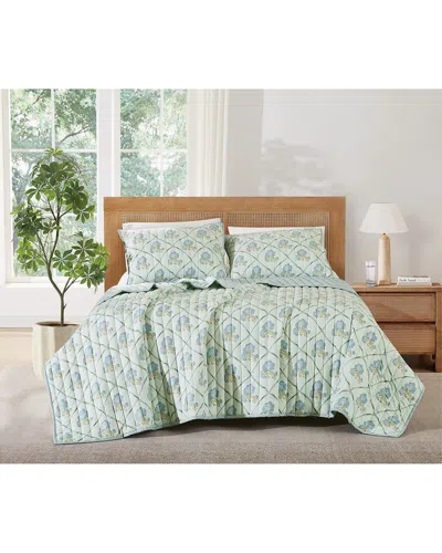 Brooklyn Loom Olivia Quilt Set In Green