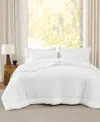 Brooklyn Loom Oversized Cotton Percale 3-pc. Comforter Set, King