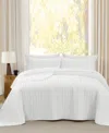 Brooklyn Loom Oversized Cotton Percale 3-pc. Quilt Set, Full/queen