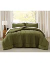 Brooklyn Loom Oversized Cotton Percale 3pc Comforter Set