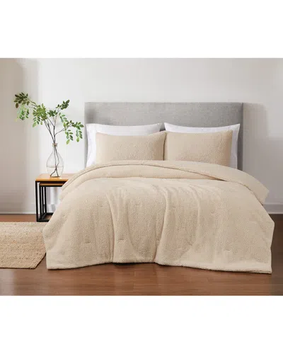 BROOKLYN LOOM BROOKLYN LOOM OVERSIZED MARSHMALLOW SHERPA 3PC COMFORTER SET