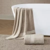 Brooklyn Loom Oversized Solid Turkish 2-pc. Bath Sheet In Brown