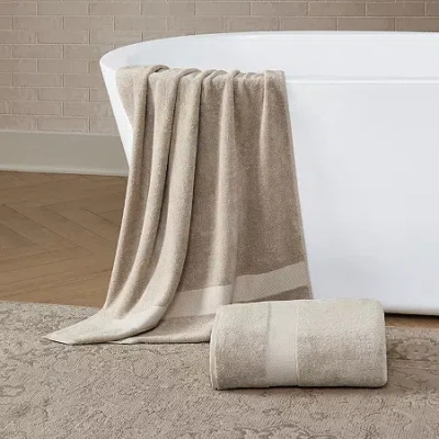 Brooklyn Loom Oversized Solid Turkish 2-pc. Bath Sheet In Brown